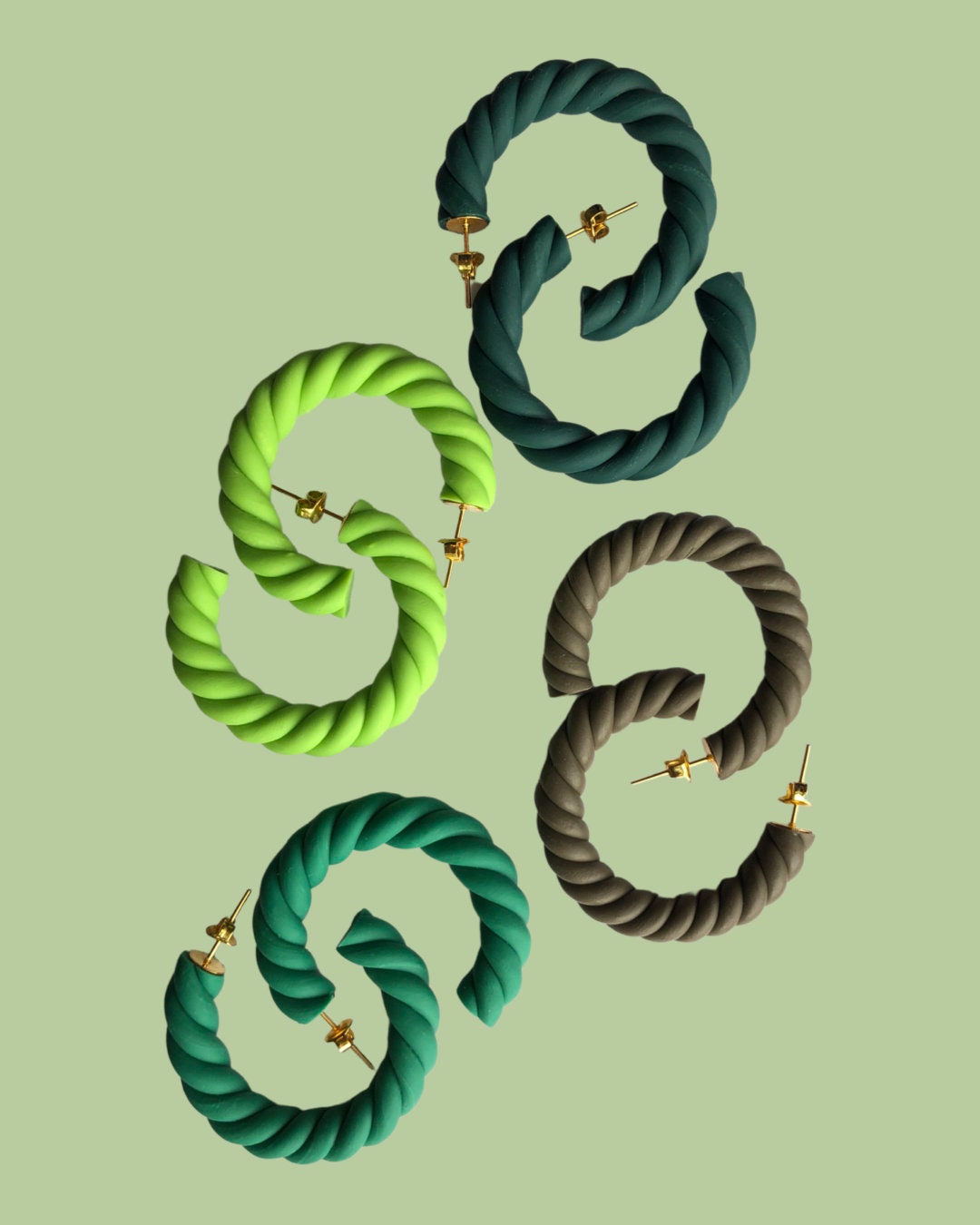 The Rope Hoops - Khaki Green